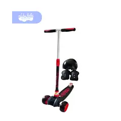 OKA - SCOOTER MAXI EQUIPADO ROJO Y NEGRO DELUXE