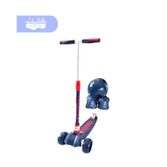 OKA - SCOOTER MAXI EQUIPADO AZUL Y ROJO DELUXE