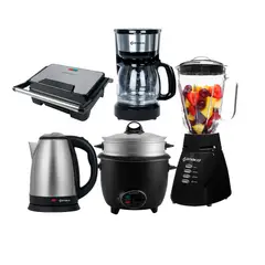 IMACO - Combo Licuadora Imaco+ Arrocera+Hervidor+Mini Grill+Cafetera