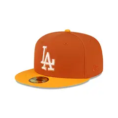 NEW ERA - Gorra 59Fifty MLB Los Angeles Dodgers Rust Copper Properties Rojo