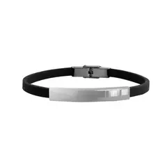 CLEO JOYAS & ACCESORIOS - Esclava Cuerina Delgada Hombre