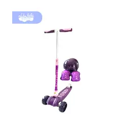 OKA - SCOOTER MAXI EQUIPADO MORADO Y ROSADO DELUXE