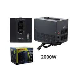 OPALUX - Estabilizador Servo Motor 2000W c Pantalla Digital SVC-2000B