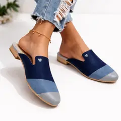 GENERICO - Zapatos mules Mujer Misshus Iris mix azul s