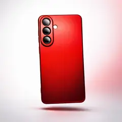 GENERICO - Case Silicona Para Samsung Galaxy A17 rojo