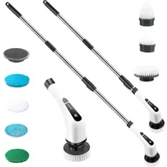 GENERICO - Cepillo de Limpieza Eléctrico 7 en 1 Portátil Recargable