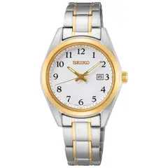 SEIKO - Reloj Mujer Elegante Coleccion Acero inox Japones SUR466P1