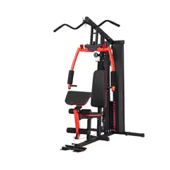 GENERICO - MINI GYM 75KG TF DE COLOR ROJO Y NEGRO