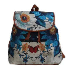 CHULA TULUM - MOCHILA MODELO BACKPACK CELINE CON ESTAMPADO AMARILIS