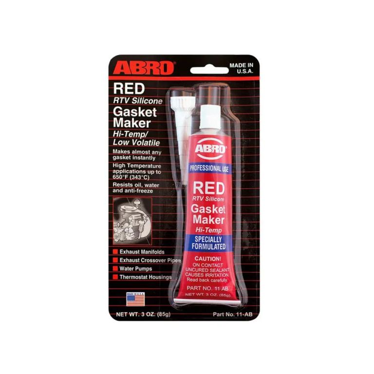 Silicona Automotriz Rojo Roja 11-AB USA 3 OZ