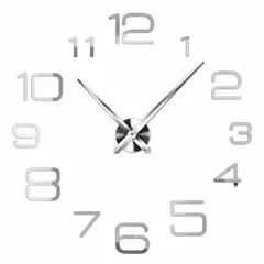 GENERICO - Reloj Pared 3D Grande Decorativo Minimalista Adhesivo Números Diseño Moderno Hogar ZH180910