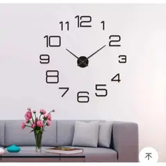 GENERICO - Reloj Pared 3D Grande Decorativo Minimalista Adhesivo Números Diseño Moderno Hogar ZH180910