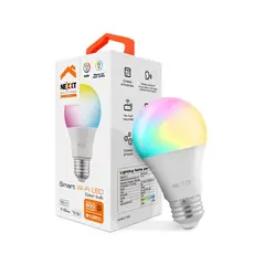 NEXXT SOLUTIONS - Foco Inteligente WiFi Nexxt A19 RGB 9W Luz Multicolor, Regulable, Compatible con Alexa y Google Home