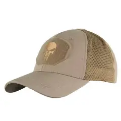 GENERICO - Gorra tactica outdoor punisher con malla premium