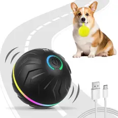IMPORTADO MC - Pelota Interactiva para Perros Pequeños y Medianos Juguete LED de Rebote PetZynergy