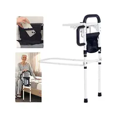 EVERSO - Barandal Ajustable Lateral Para Cama Adulto Mayor Con Bolsa
