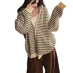 TIOZONEY - Jerséis de mujer-Blanco