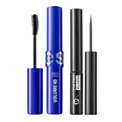 ESIKA - Mascara Mega full Volumen 4D mas Delineador Liquido Plumon -