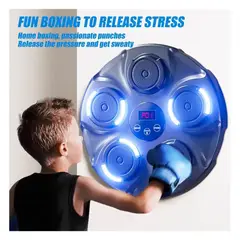 GENERICO - Máquina De Boxeo Inteligente Con Guantes Y Luz
