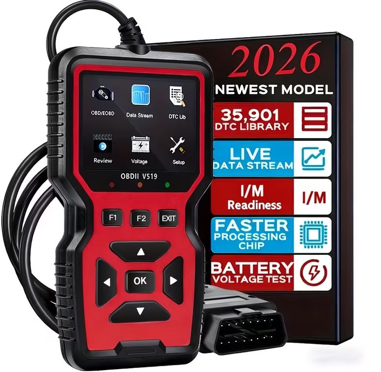 ESCANER AUTOMOTRIZ CON PUERTO OBD2 V519