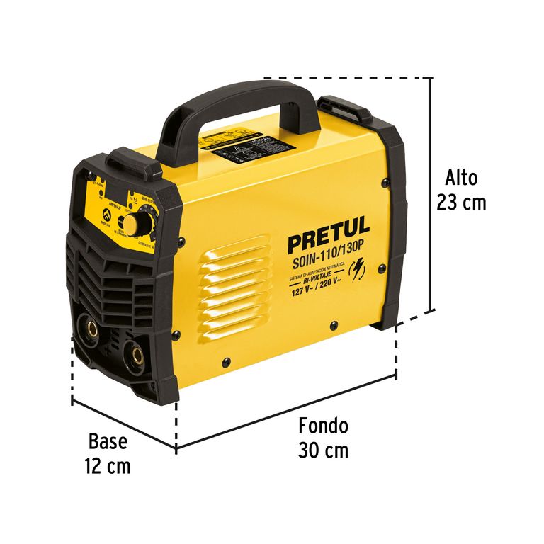 Maquina Soldadora Inversora 130 A 220 V 29959 Color Amarillo Frecuencia 127-220 V