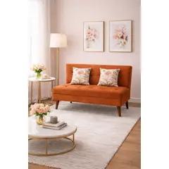 ARTSOFA - Sofá Nube Dos Cuerpos Terracota Antifluido + Obsequio