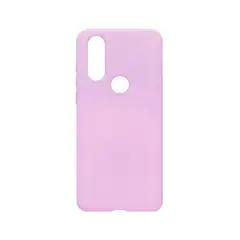 GENERICO - Case Siliconado Motorola One Action Lila