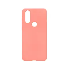 GENERICO - Case Siliconado Motorola One Action Coral