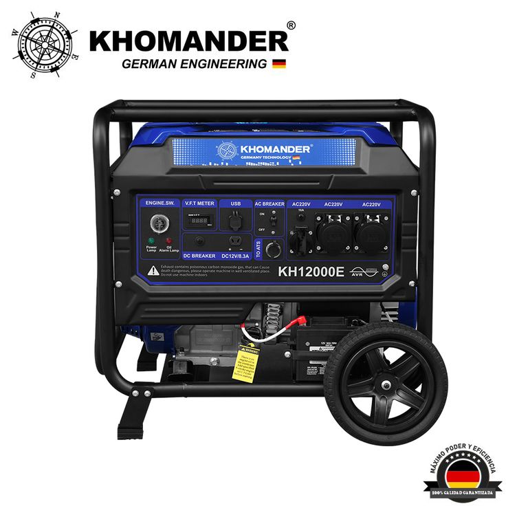 GENERADOR GASOLINERO 9500W 220V -