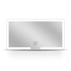 OEM - Espejo Tocador Para Auto Con Luz Led Portátil