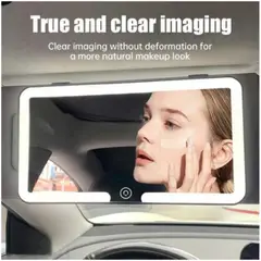 OEM - Espejo Para Auto Tocador Con Luz Led Portátil