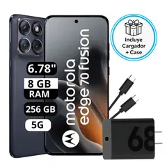 MOTOROLA - Moto Edge 70 Fusion 8RAM 256GB Azul