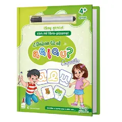 EDICIONES COQUITO - Libro Escribe y Borra Pizarra soy genial sabes Tú EL A,E,I,O,U