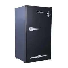 LIBERO - Frigobar Retro LFB-90N 91L - Negro