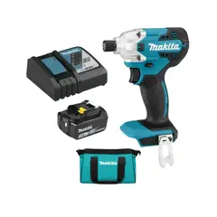 MAKITA - ATORNILLADOR DE IMPACTO DTD156 + BATERIA 18V 3AH BL1830B + CARG RÁPIDO DC18RC -