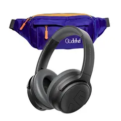 SOUNDPEATS - Canguro Gudshet color azul + Audífonos Space Pro Over-Ear