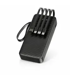 GENERICO - Power Bank con linterna 10000mAh Negro