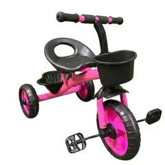 GENERICO - Triciclo Infantil para Niños y Niñas 3 Ruedas Canasta, Cesta trasera y Portaobjetos