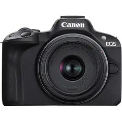 CANON - EOS R50 Mirrorless Camera with RF-S 18-45mm F4.5-6.3 IS STM Lens -Black 5811C012