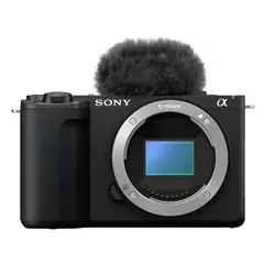 SONY - Cámara sin espejo para vlogs Alpha ZV‑E10 con lente 16‑50 mm f3.5‑5.6 II, color negro