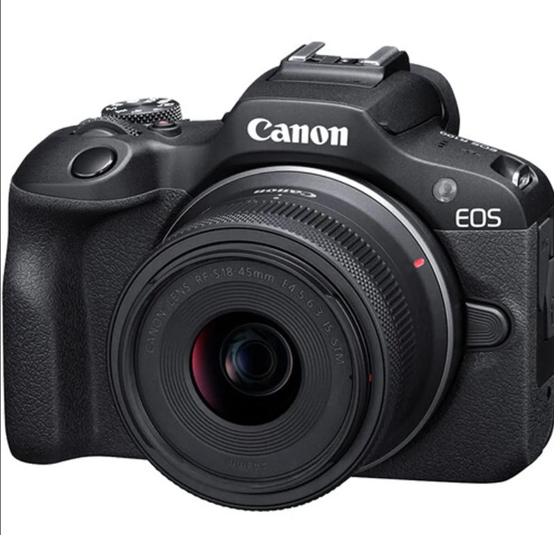 EOS R100 Mirrorless Camera with RF-S18-45mm F4.5-6.3 IS STM Lens Kit 6052C012