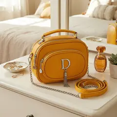 GENERICO - Cartera Bandolera Amarillo
