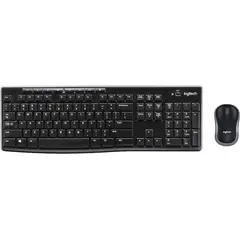 LOGITECH - Teclado MK270 Negro con mouse inalámbricos