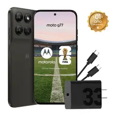 MOTOROLA - G77 8GB+256GB Negro.