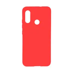 GENERICO - Case Siliconado Motorola E6 Plus Rojo
