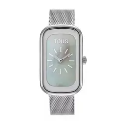 TOUS - Reloj Acero Esfera Nacar Brazalete Mesh