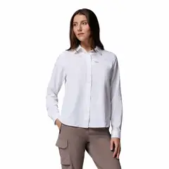 COLUMBIA - Blusa Mujer Silver Ridge Utility II Blanca