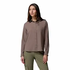 COLUMBIA - Blusa Mujer Silver Ridge Utility II Marron