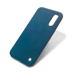 GENERICO - Case Siliconado Samsung Galaxy A10 Azul