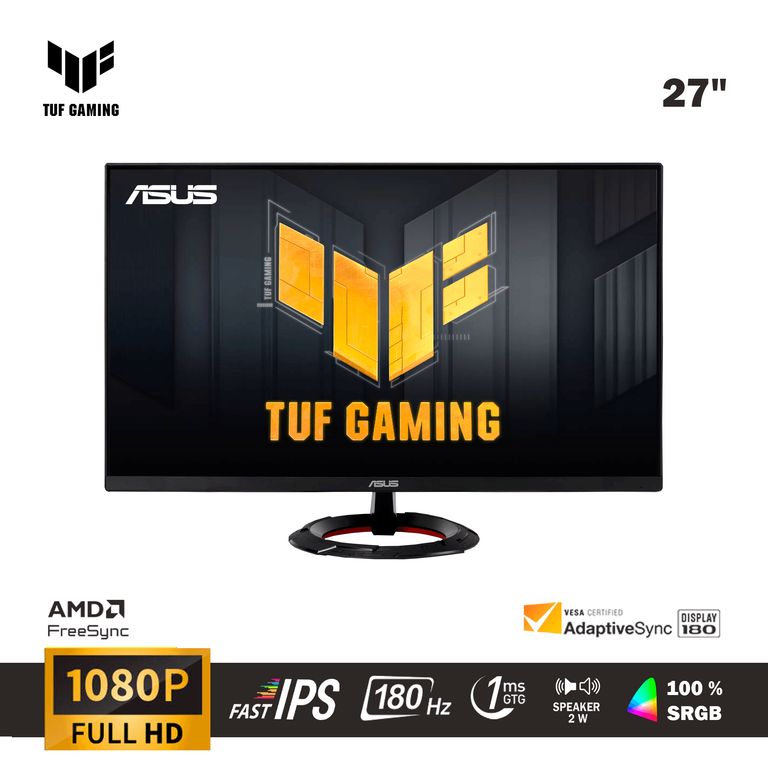 Monitor Tuf Gaming Vg279q3r 27 Full Hd1920x1080 180hz Fast Ips 1ms